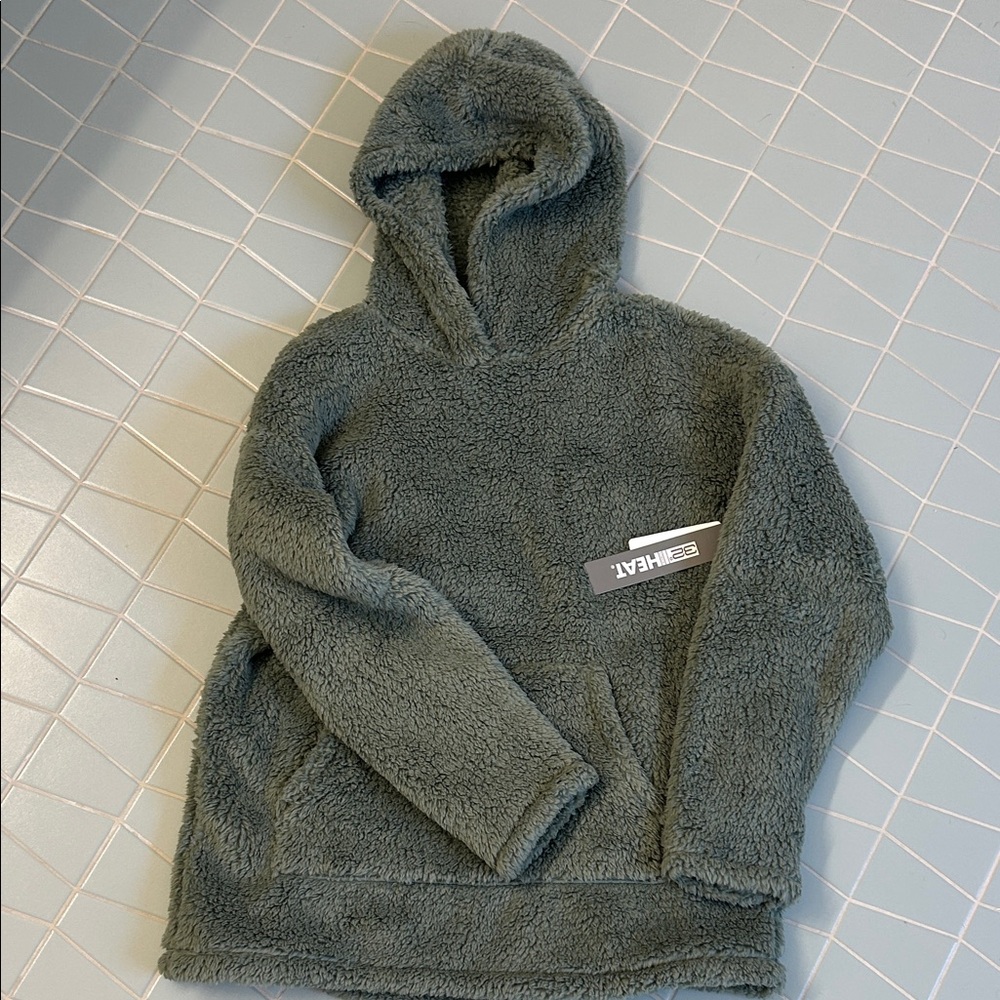 Cozy Green Fleece Hoodie